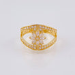 Anillo Estrella De Rombos Convergentes 3.7 g / T7 1/4 Oro Amarillo 18K