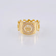 Anillo Corona 3.55 g / T7 1/2 Oro Amarillo 18K
