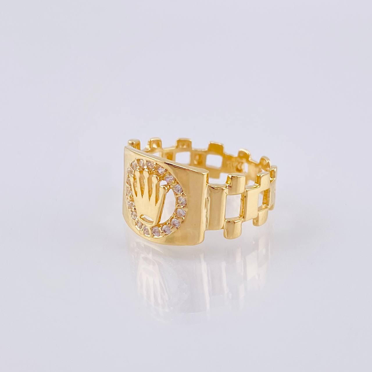Anillo Corona 3.65 g / T8 Oro Amarillo 18K