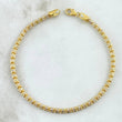 Pulso Ice 6.6gr / 20cm / 3mm Dos Oros Amarillo Blanco +3 18K ©