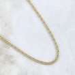 Cadena Ice 11.4gr / 60cm / Dos Oros Amarillo Blanco +4 18K ©