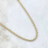 Cadena Ice 11.4gr / 60cm / Dos Oros Amarillo Blanco +4 18K ©
