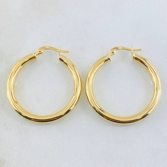 Candongas Jass 3.65gr / 3.2cm / Oro Amarillo 18K