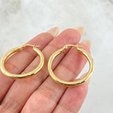 Candongas Jass 3.65gr / 3.2cm / Oro Amarillo 18K