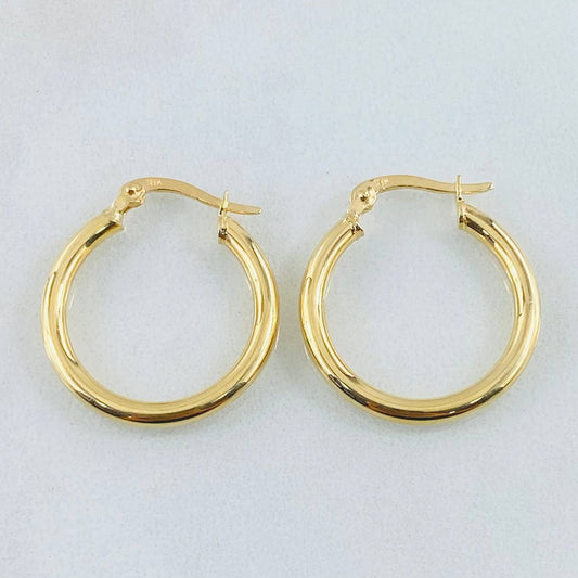 Candongas Jass 1.7gr / 2.3cm / Oro Amarillo 18K