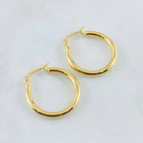 Candongas Jass 1.7gr / 2.3cm / Oro Amarillo 18K