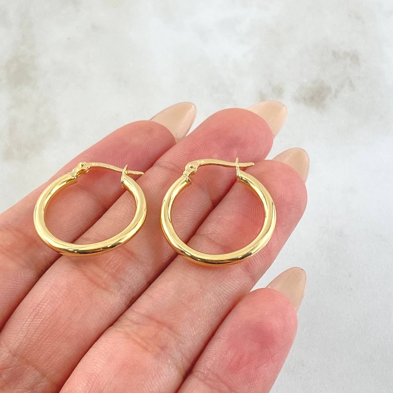 Candongas Jass 1.7gr / 2.3cm / Oro Amarillo 18K
