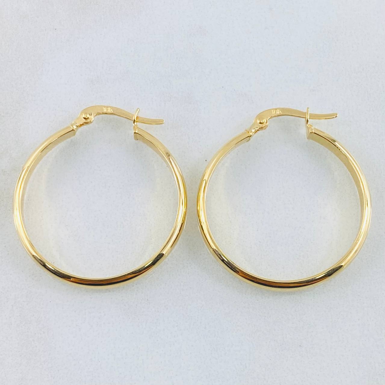 Candongas Nati 2.1gr / 2.8cm / Oro Amarillo 18K