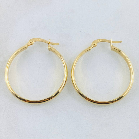 Candongas Nati 2gr / 2.8cm / Oro Amarillo 18K