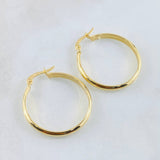 Candongas Nati 2.1gr / 2.8cm / Oro Amarillo 18K