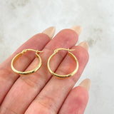 Candongas Nati 1.45gr / 2.2cm / Oro Amarillo 18K