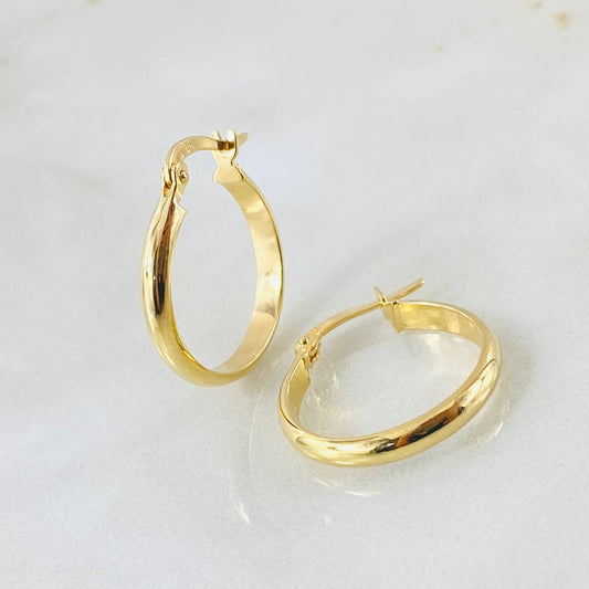Candongas Nati 1.45gr / 2.2cm / Oro Amarillo 18K