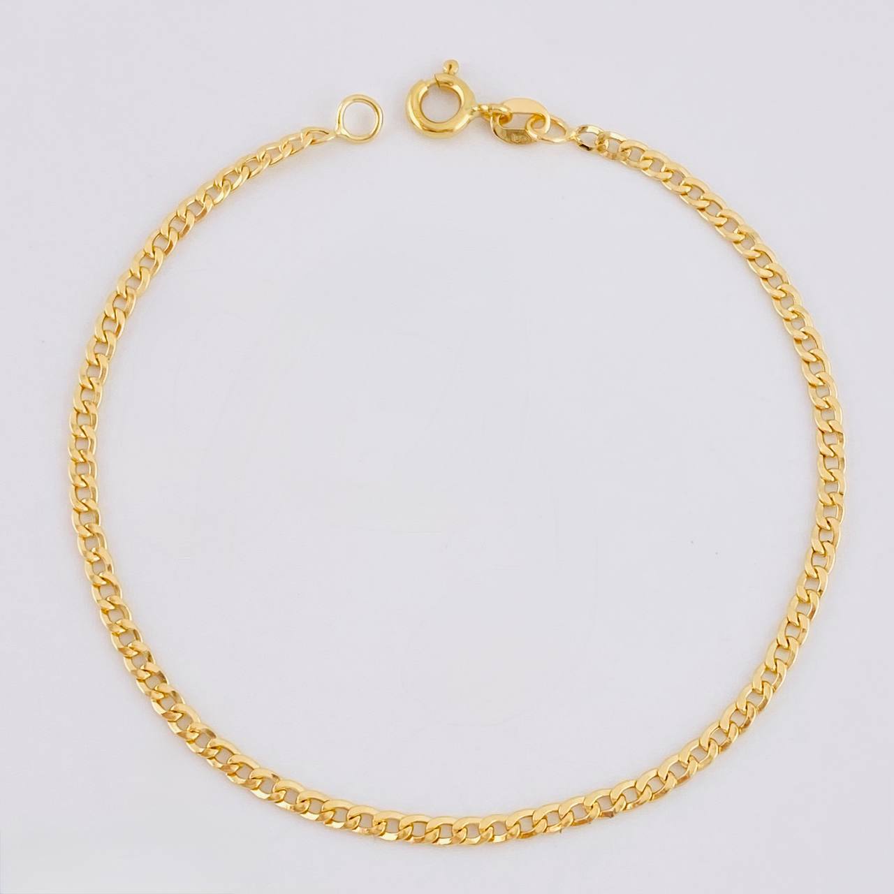 Pulso Cubano 1.5 g / 19.2 cm / 2.5 mm Oro Amarillo 18K