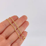 Pulso Cubano 1.5 g / 19.2 cm / 2.5 mm Oro Amarillo 18K