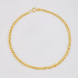 Pulso Cubano 1.5 g / 19 cm / 2.5 mm Oro Amarillo 18K