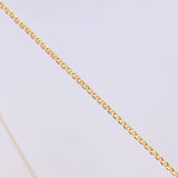 Set Cadena Garibaldi + Dije Cruz / 1.75 g / 45.5 cm Oro Amarillo 18K