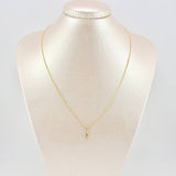 Set Cadena Garibaldi + Dije Cruz / 1.75 g / 45.5 cm Oro Amarillo 18K