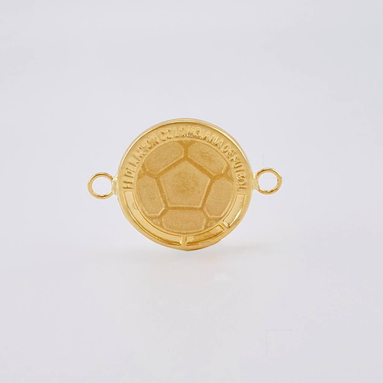 Herraje Escudo Colombia Mate 1 g / 2.1 cm Oro Amarillo 18K