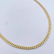 Cadena Cubana infinito 19.65gr / 61.4cm / 4.9mm Circones Blancos Oro Amarillo +2 18K &