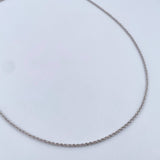 Cadena Lazo 1.75gr / 50.2cm / 1.6mm Oro Blanco +3 18K $