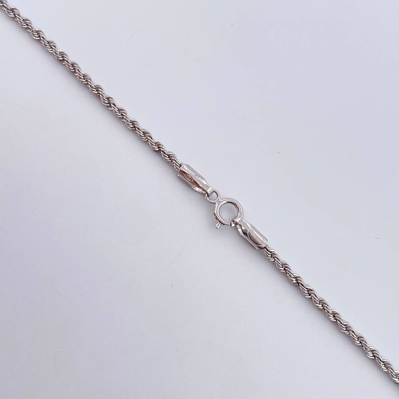 Cadena Lazo 1.6gr / 44.8cm / 1.6mm Oro Blanco +3 18K &