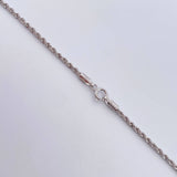 Cadena Lazo 1.75gr / 50.2cm / 1.6mm Oro Blanco +3 18K $