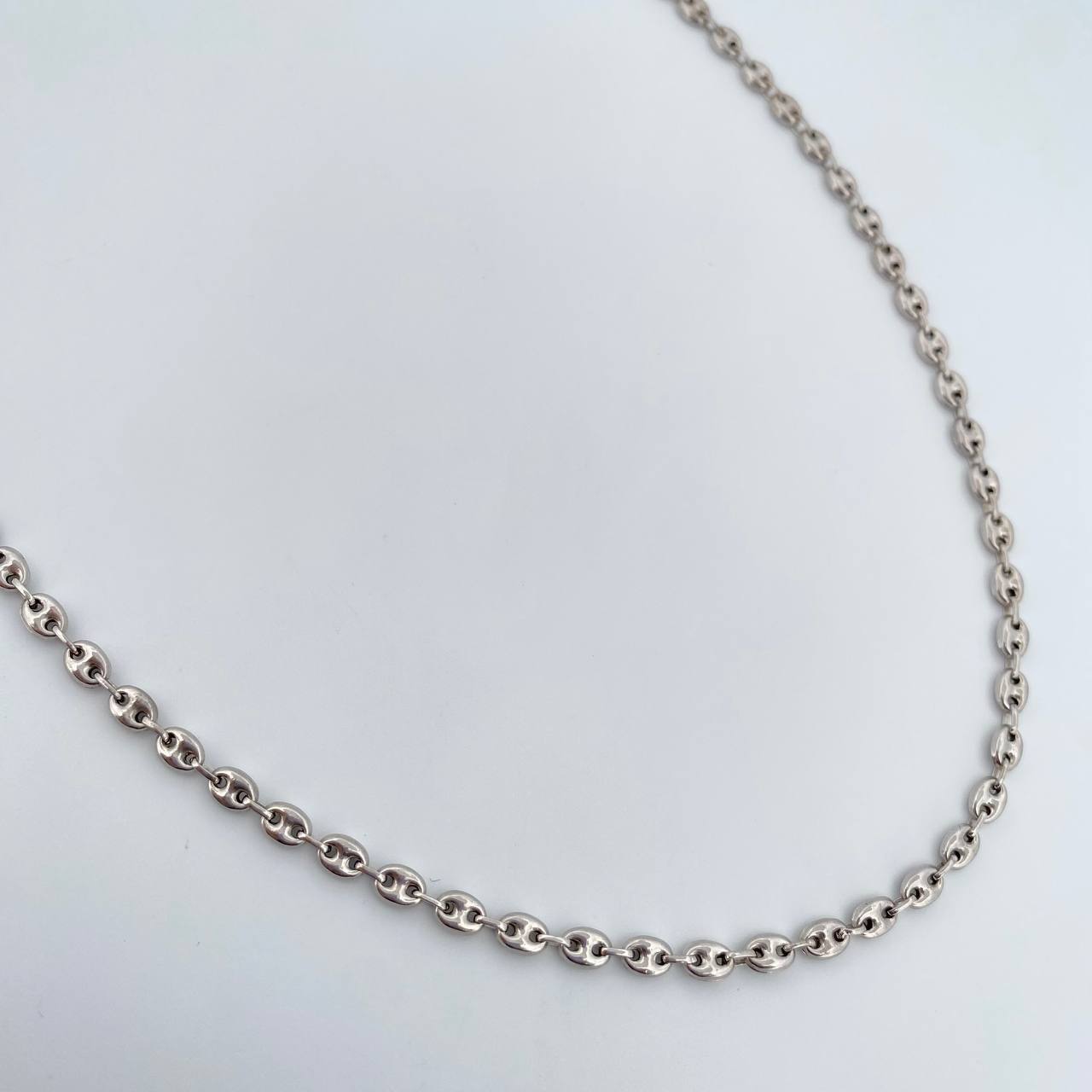 Cadena GC 10.75gr / 61.1cm / 3mm Oro Blanco 18K &
