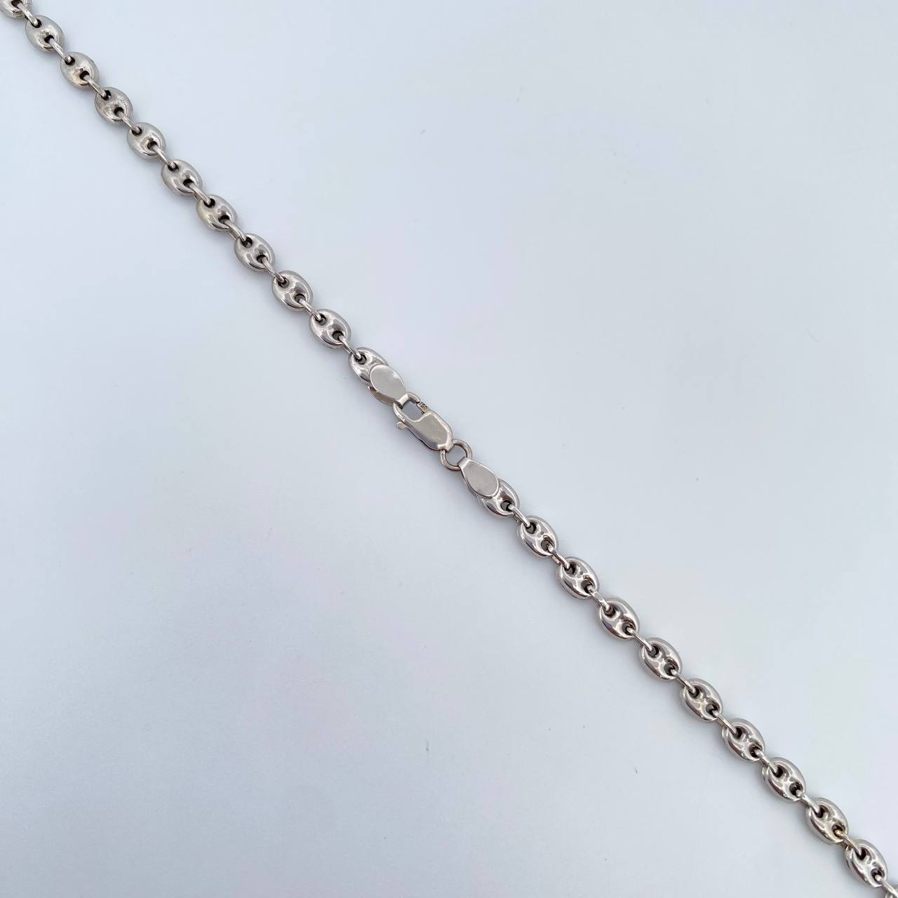 Cadena GC 10.75gr / 61.1cm / 3mm Oro Blanco 18K &