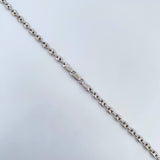 Cadena GC 10.75gr / 61.1cm / 3mm Oro Blanco 18K &