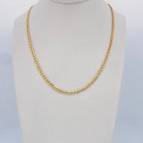 Cadena Cubana 4.05gr / 60cm / +0Oro 18K $