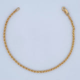 Pulso Lazo 1.35gr / 18cm / +3Oro 18K $
