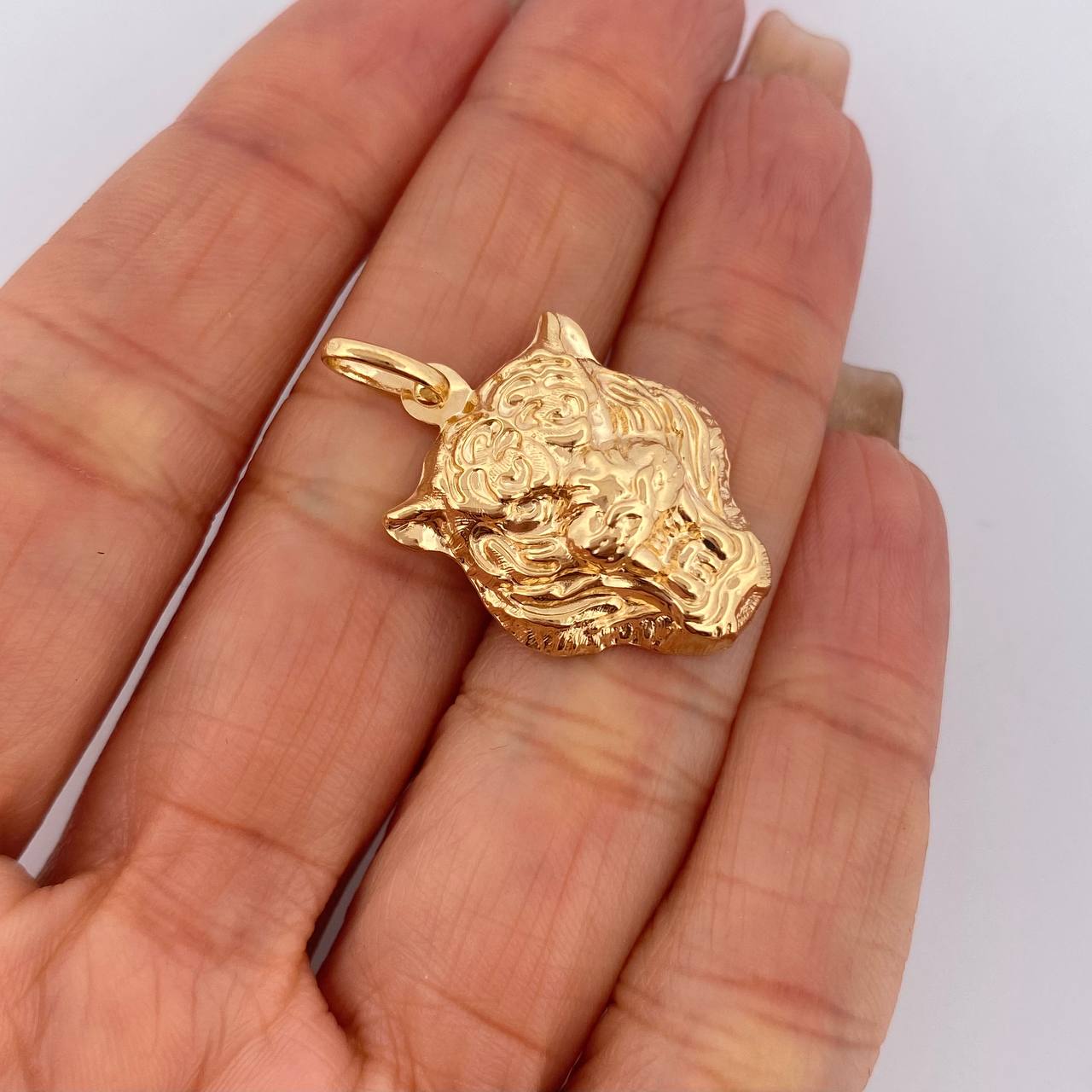 Dije Tigre 2.2gr / 3.5cm / +4Oro 18K $