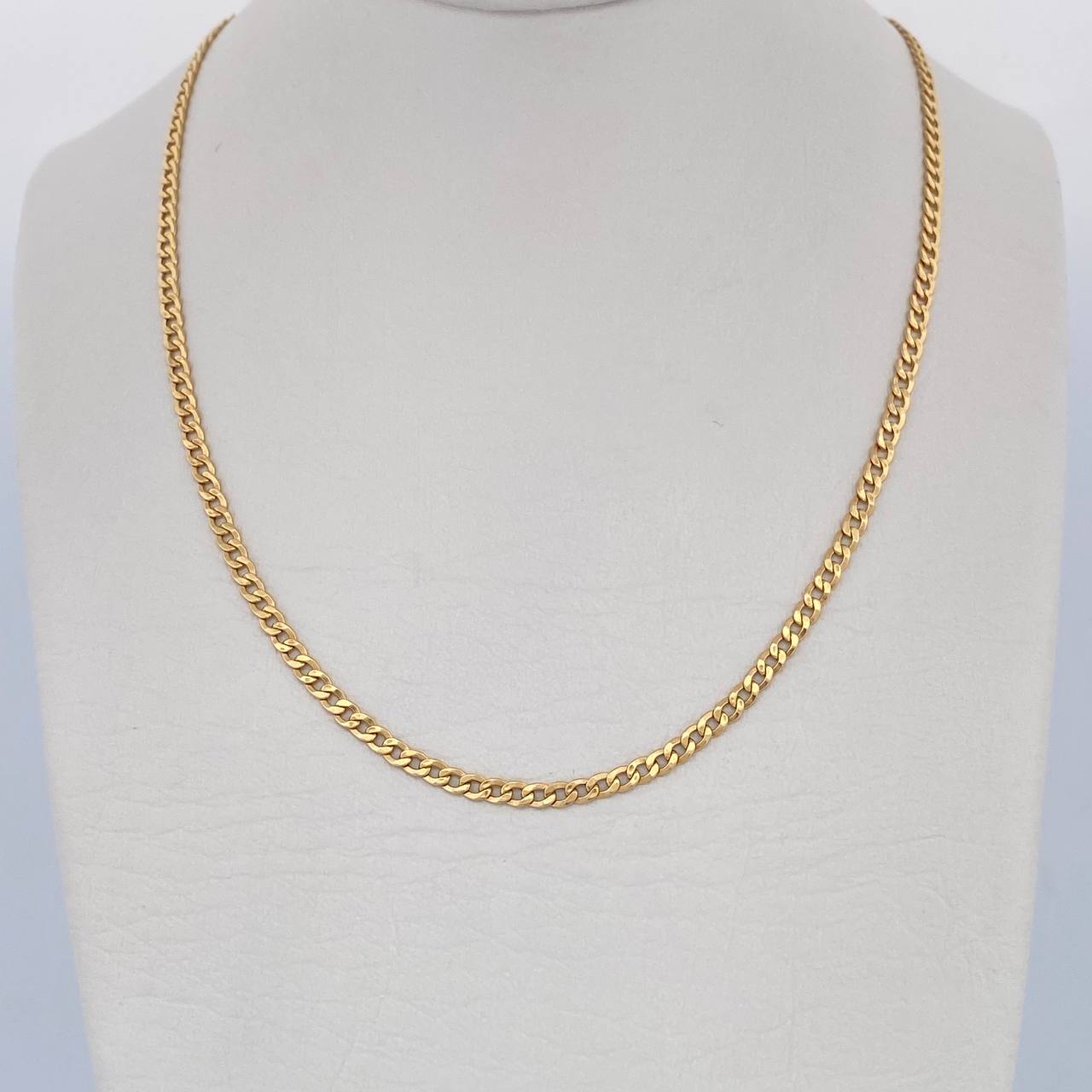 Cadena Cubana 3.6gr / 60cm / +0Oro 18K $