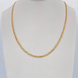 Cadena Cubana 3.6gr / 60cm / +0Oro 18K $