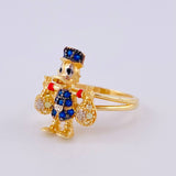 Anillo Pato Bolsa Dinero 4.5 g / T6 1/4 Oro Amarillo 18K