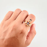 Anillo Pato Bolsa Dinero 4.5 g / T6 1/4 Oro Amarillo 18K