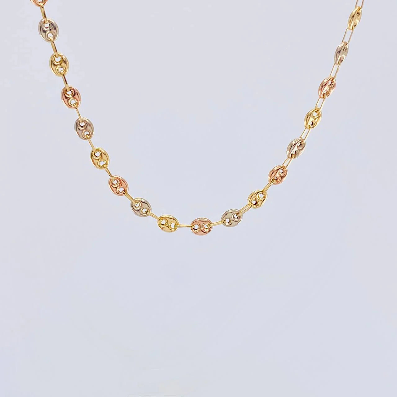 Cadena Gc 5.5 g / 50.5 cm / 3.45 mm Tres Oros 18K