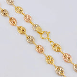 Cadena Gc 5.25 g / 50 cm / 3.45 mm Tres Oros 18K