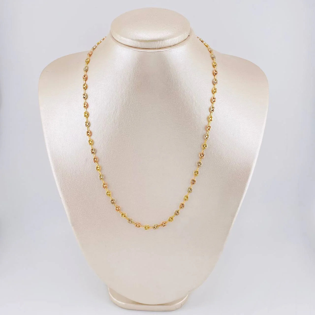 Cadena Gc 5.5 g / 50.5 cm / 3.45 mm Tres Oros 18K