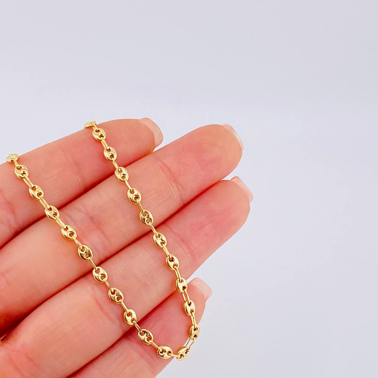 Cadena Gc 4.1 g / 45 cm / 3.2 mm Oro Amarillo 18K