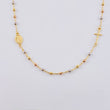 Cadena Denario Virgen Milagrosa 2.85 g / 45 cm / 2,25 mm Tres Oros 18K