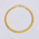 Pulso Chino 7.2 g / 21 cm / 5,1 mm Oro Amarillo 18K