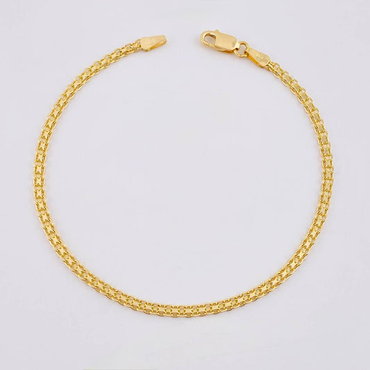 Pulso Chino 3.35 g / 19 cm / 2,55 mm Oro Blanco 18K