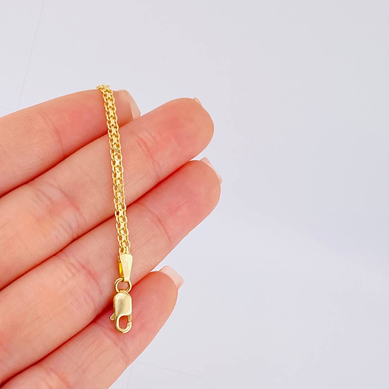 Pulso Chino 3.55 g / 21,5 cm / 2,5 mm Oro Amarillo 18K