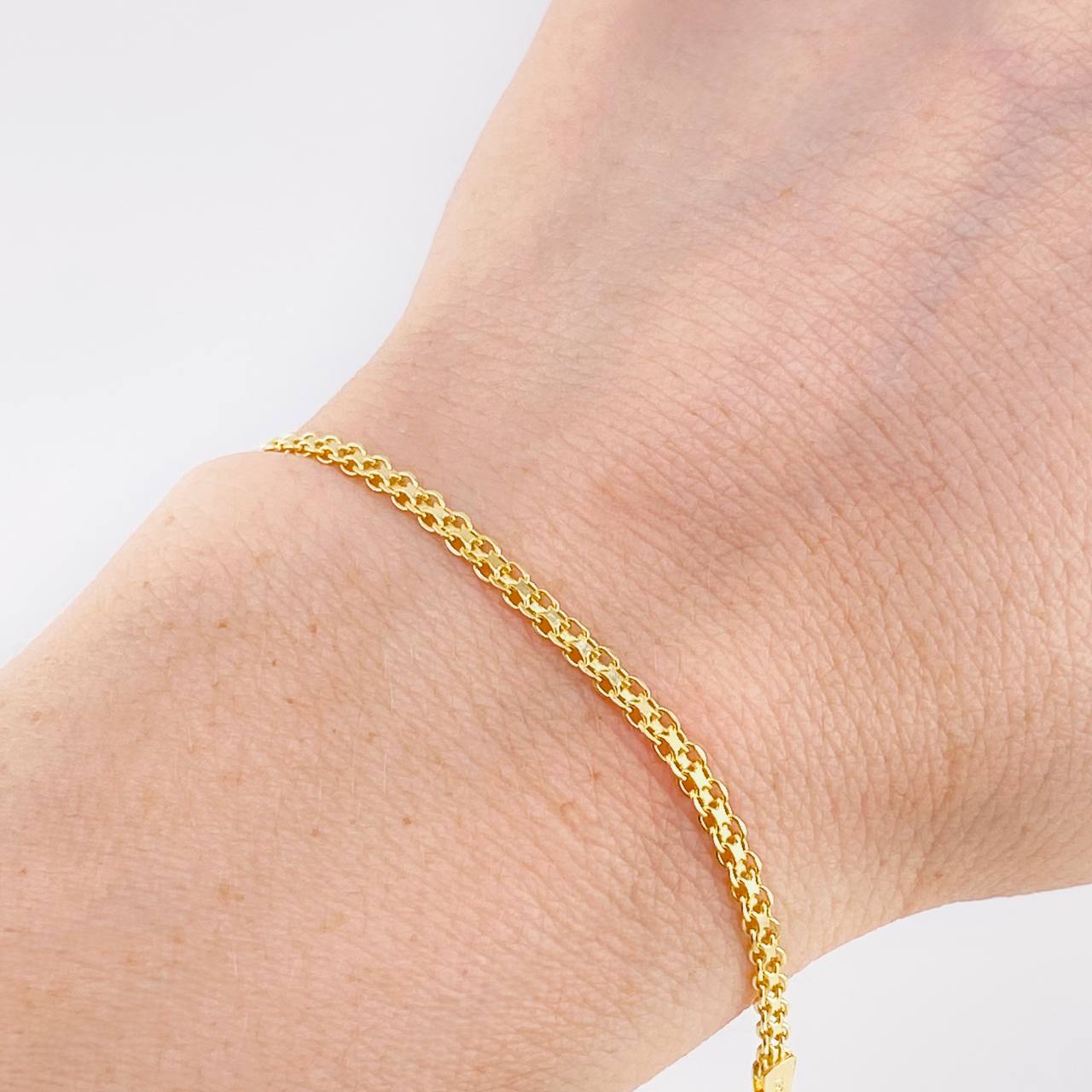 Pulso Chino 3.55 g / 21,5 cm / 2,5 mm Oro Amarillo 18K