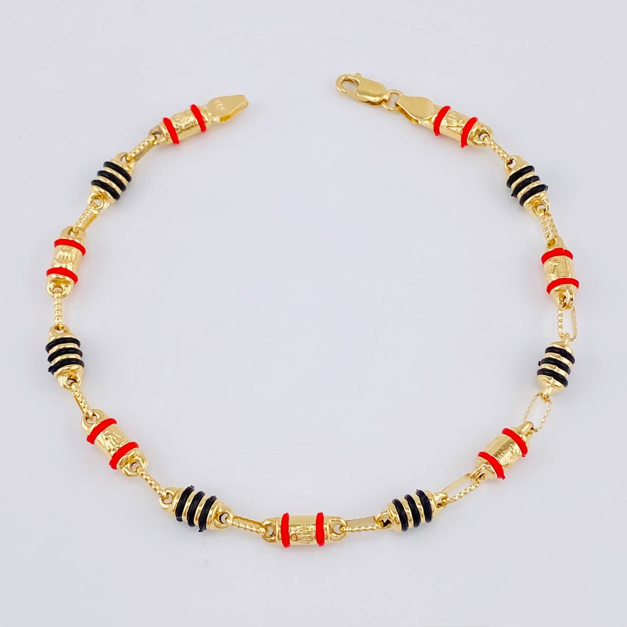 Pulso Rustico 4.6 g / 19,5 cm / 4,5 mm Oro Amarillo 18K