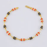 Pulso Rustico 4.6 g / 19,5 cm / 4,5 mm Oro Amarillo 18K