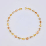 Pulso GC 2.15g / 20cm / 3.25mm Tres Oros 18K