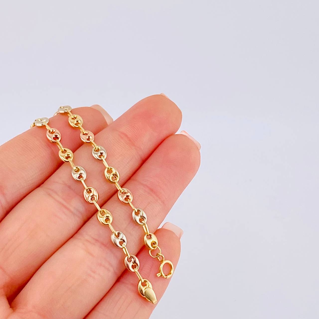 Pulso Gc 2.4 g / 19.5 cm / 4 mm Tres Oros 18K