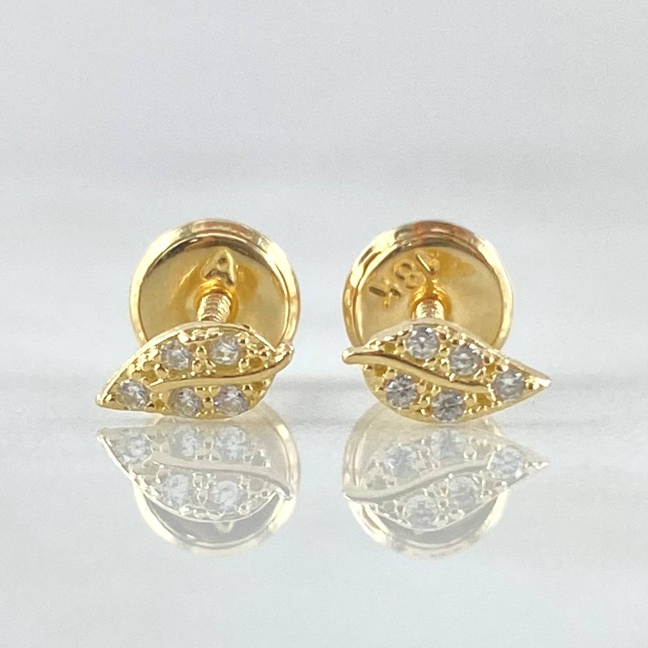 Topos Hoja 0.6gr / Oro 18K *